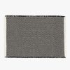 Bedding & Bath * | Cb2 New Arrivals Alex Reversible Black/White Bath Mat 24 X36