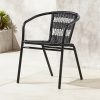 Outdoor * | Cb2 Online Rex Open Weave Outdoor Armchair