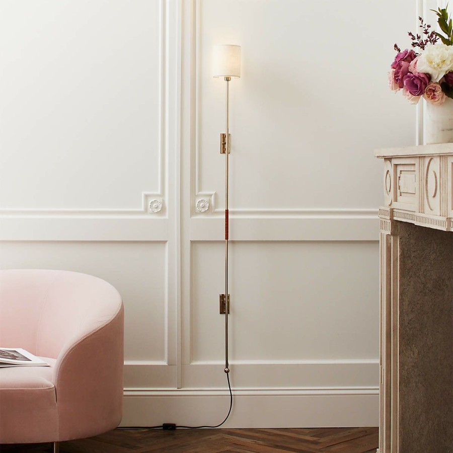 Lighting * | Cb2 New Arrivals Leggero Pole Wall Sconce