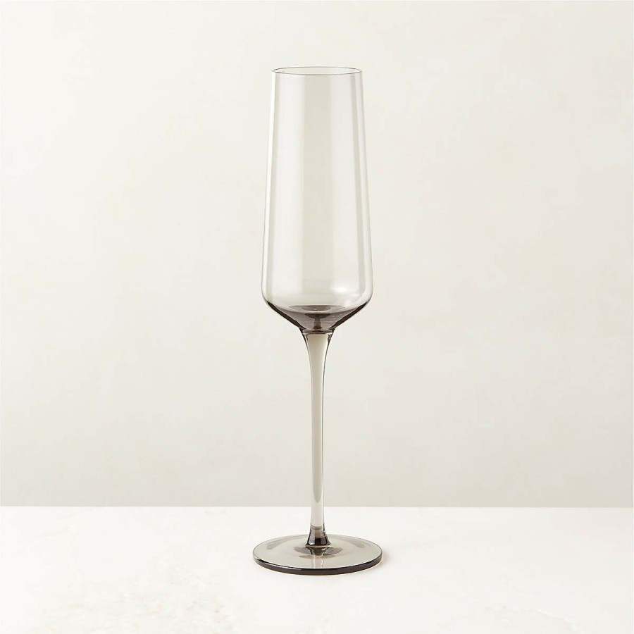 Kitchen & Dining * | Cb2 Wholesale Muse Glass Champagne Flute