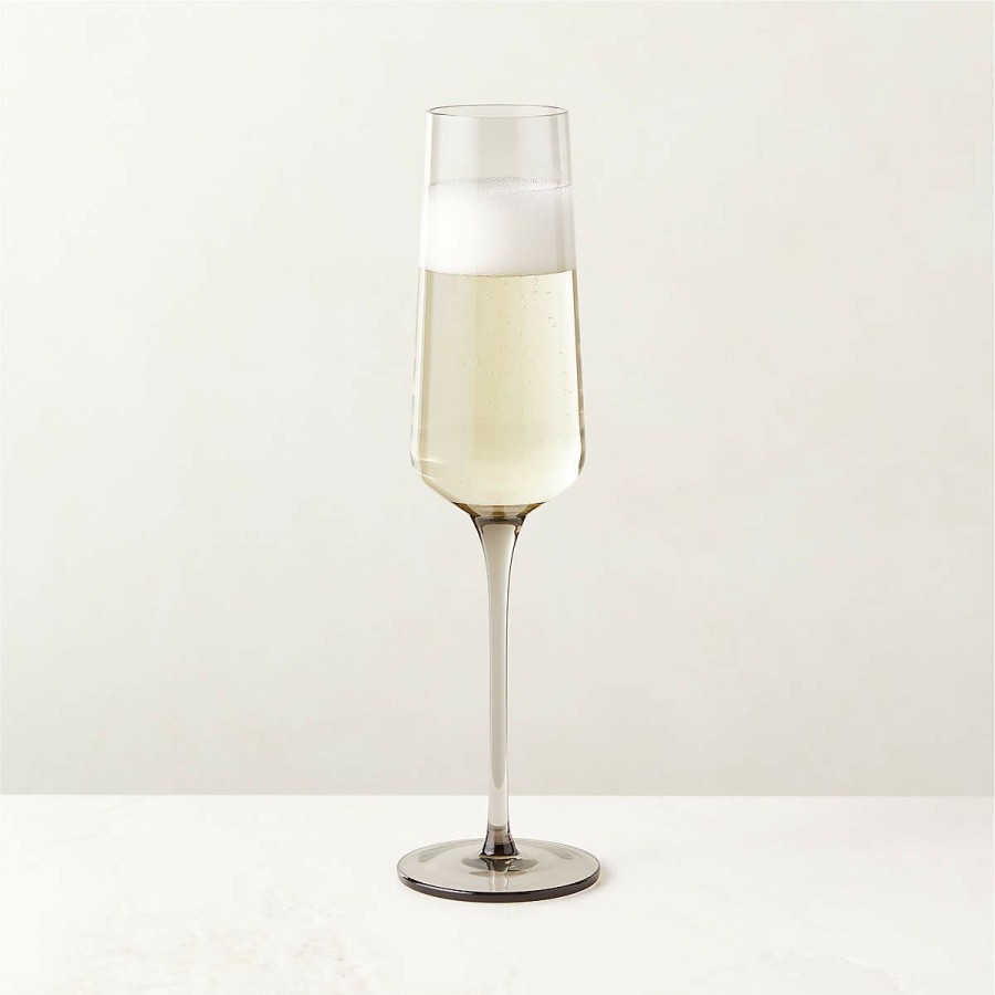 Kitchen & Dining * | Cb2 Wholesale Muse Glass Champagne Flute