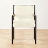 Furniture * | Cb2 Promotions Segur Ivory Boucle Armchair