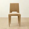 Furniture * | Cb2 Discounts Editor Camel Upholstered Dining Chair