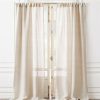 Decor & Mirrors * | Cb2 Popular Hemp Window Curtain Panel 48 X84