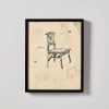 Decor & Mirrors * | Cb2 Promotions 'Design For A Chair I' Framed Reproduction By Carel Adolph Lion Cachet 18"X22"