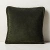 Pillows & Throws * | Cb2 Discount Sale Brye Velvet Throw Pillow With Down-Alternative Insert 20"