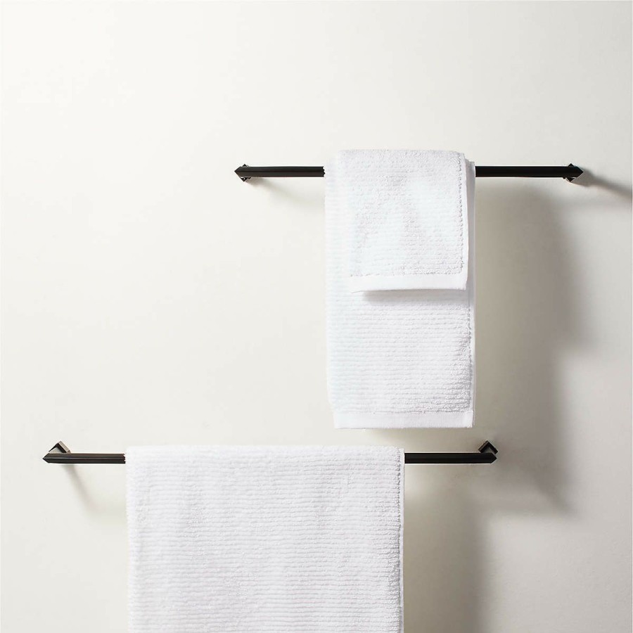 Bedding & Bath * | Cb2 Online Blaine Matte Towel Bar 18