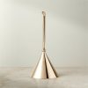 Kitchen & Dining * | Cb2 New Arrivals Polished Brass Dinner Bell