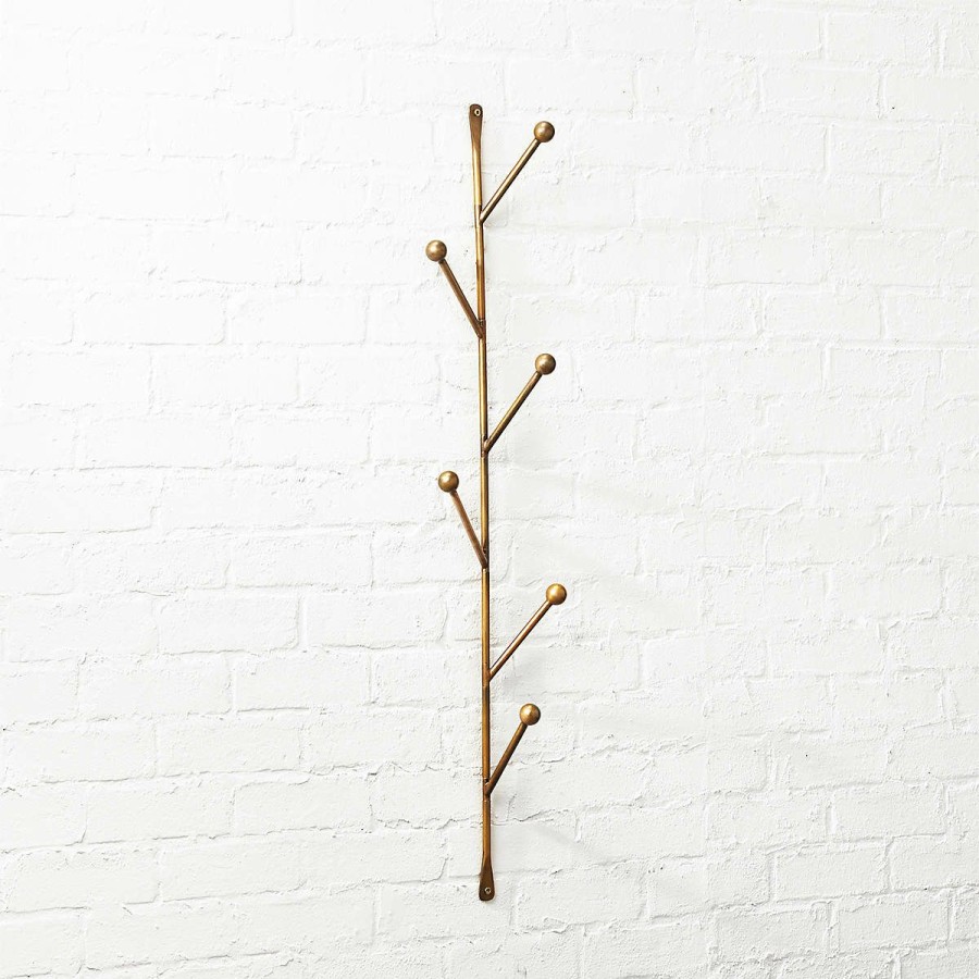 Decor & Mirrors * | Cb2 Discount Sale Barker Vertical Wall Mounted Coat Rack