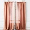 Decor & Mirrors * | Cb2 Fashion Linen Window Curtain Panel 48 X84