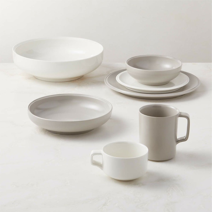 Kitchen & Dining * | Cb2 Quick Delivery Frette Dinner Plate