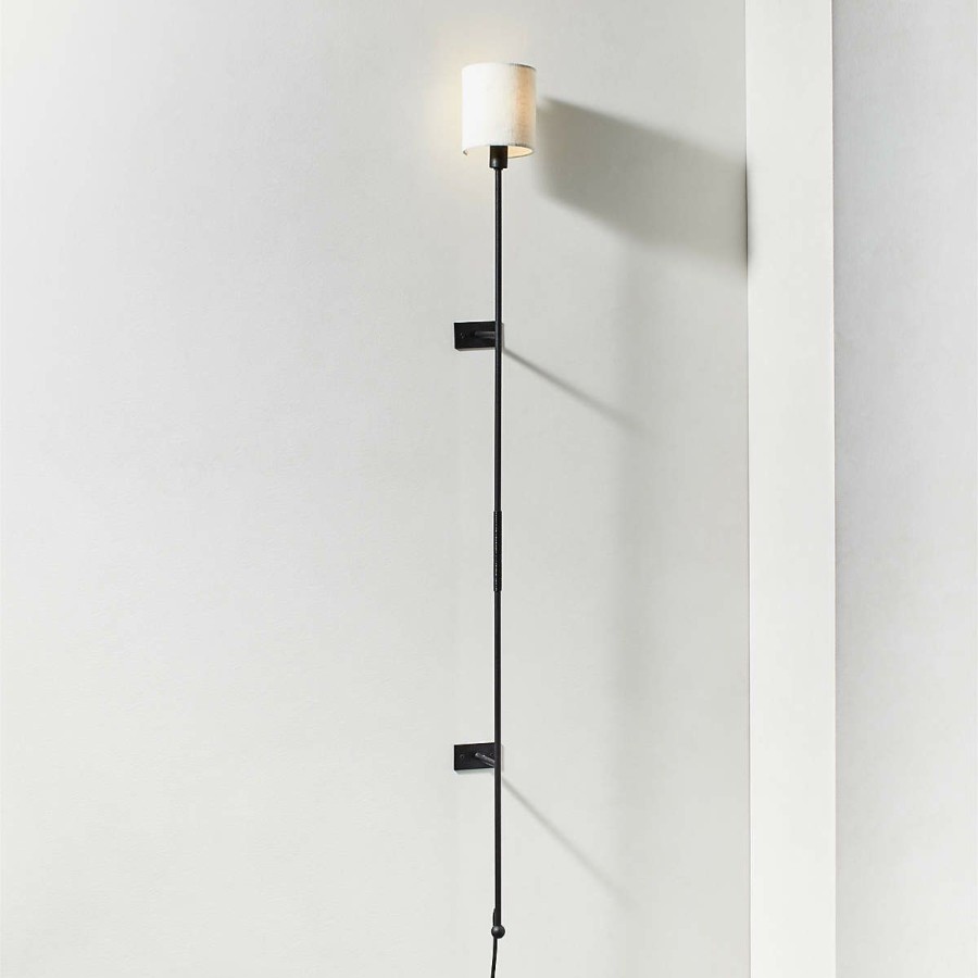 Lighting * | Cb2 Discounts Leggero Pole Wall Sconce