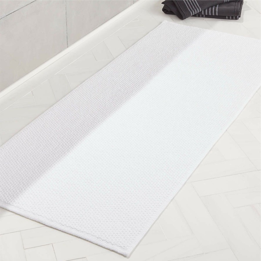 Bedding & Bath * | Cb2 Fashion En Pointe Bath Runner Rug 24 X60