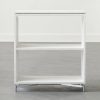 Furniture * | Cb2 New Arrivals Oracle Modular White Wood Bookcase