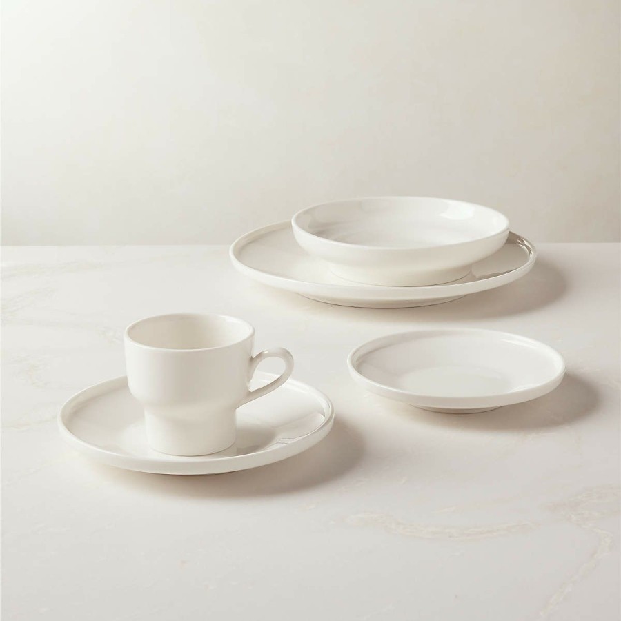 Kitchen & Dining * | Cb2 Quick Delivery Contempri Dinner Plate