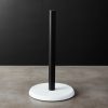 Kitchen & Dining * | Cb2 New Arrivals White Marble Paper Towel Holder