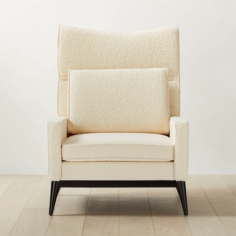 Furniture * | Cb2 New Arrivals Embassy Lounge Chair Model 314 Bloce Cream