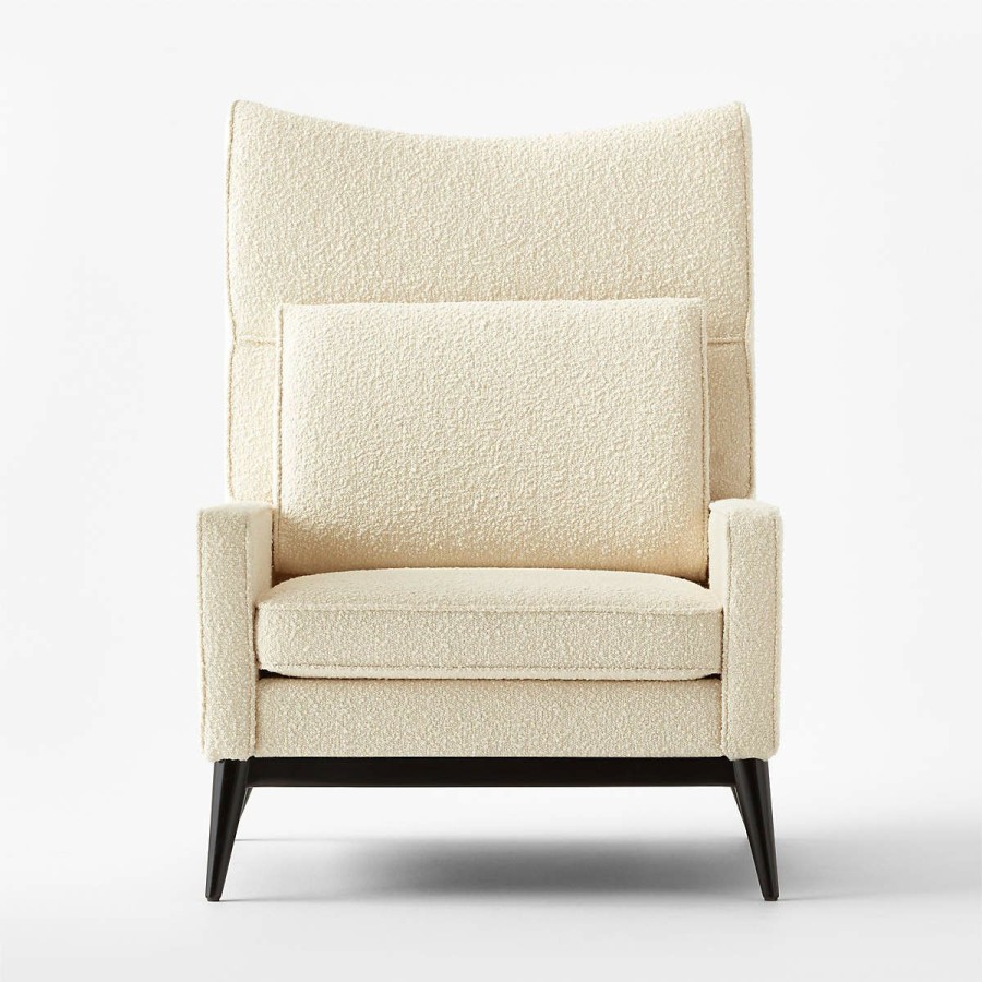 Furniture * | Cb2 New Arrivals Embassy Lounge Chair Model 314 Bloce Cream