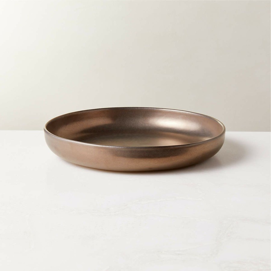 Kitchen & Dining * | Cb2 Wholesale Drift Pasta Bowl With Reactive Glaze