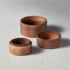 Kitchen & Dining * | Cb2 Low Price Keep It Exact Walnut Wood Measuring Cups