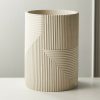 Decor & Mirrors * | Cb2 Quick Delivery Chelsea Cement Wastebasket