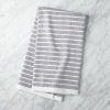 Kitchen & Dining * | Cb2 Fashionable Black Pinstripe Dish Towel