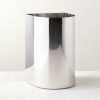 Bedding & Bath * | Cb2 Fashion Eclipse Polished Stainless Steel Wastebasket