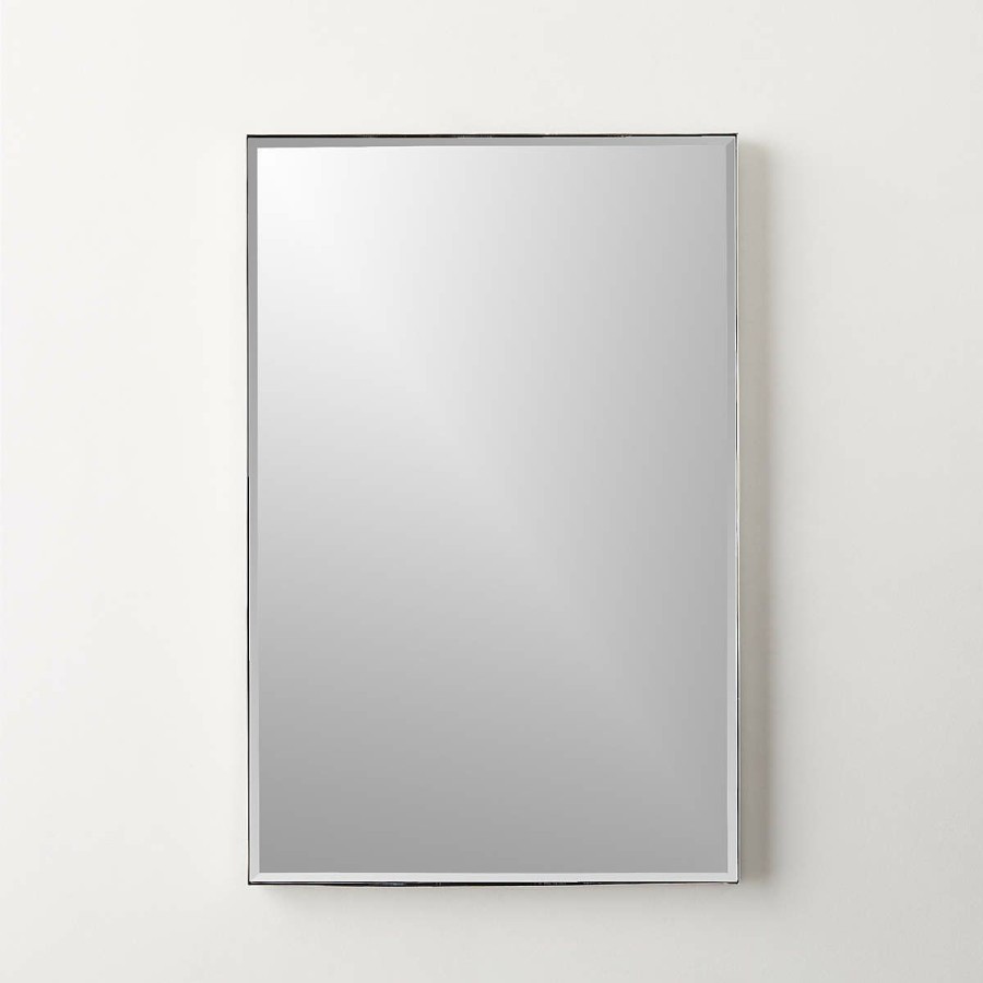 Decor & Mirrors * | Cb2 Popular Graduate Rectangular Mirror 24 X36