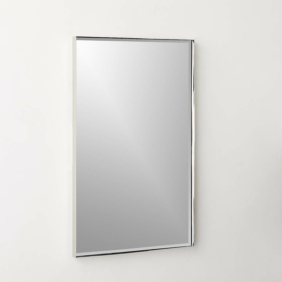 Decor & Mirrors * | Cb2 Popular Graduate Rectangular Mirror 24 X36