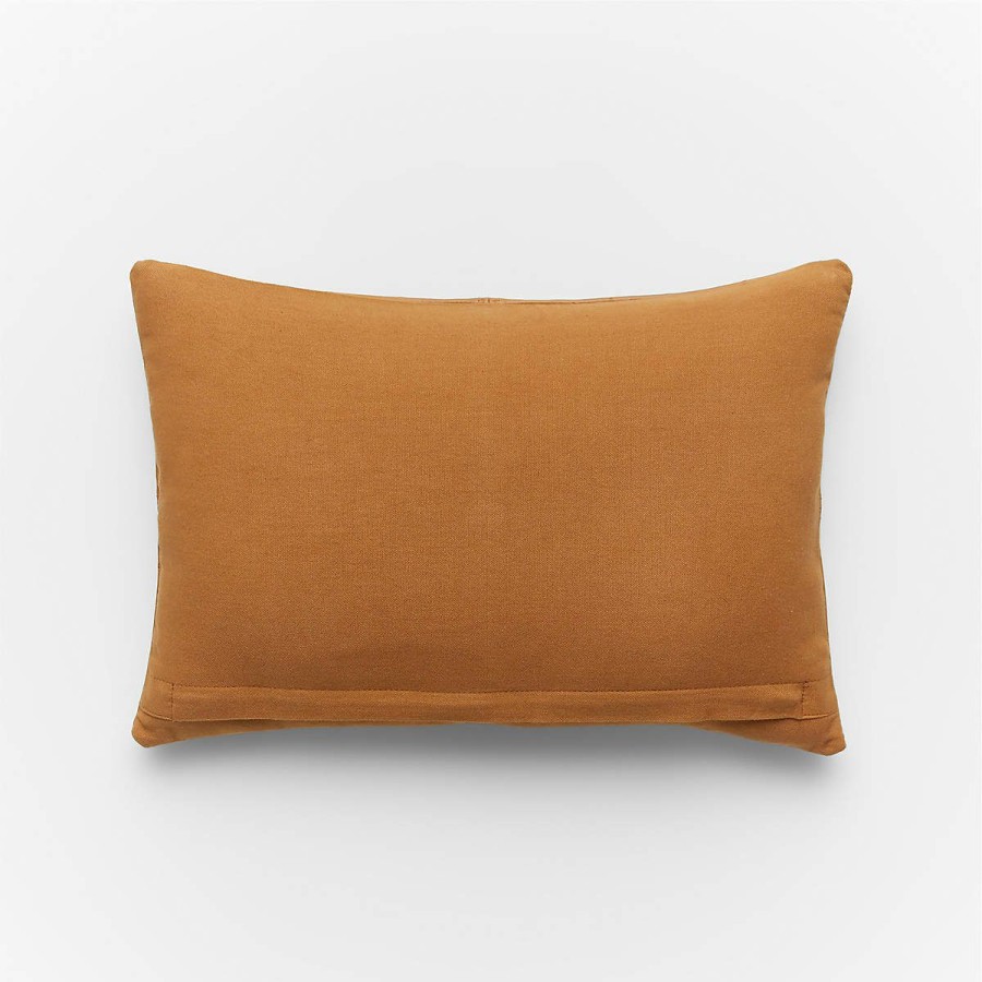 Pillows & Throws * | Cb2 Gift Selection Rue Leather Throw Pillow With Down-Alternative Insert 18 X12