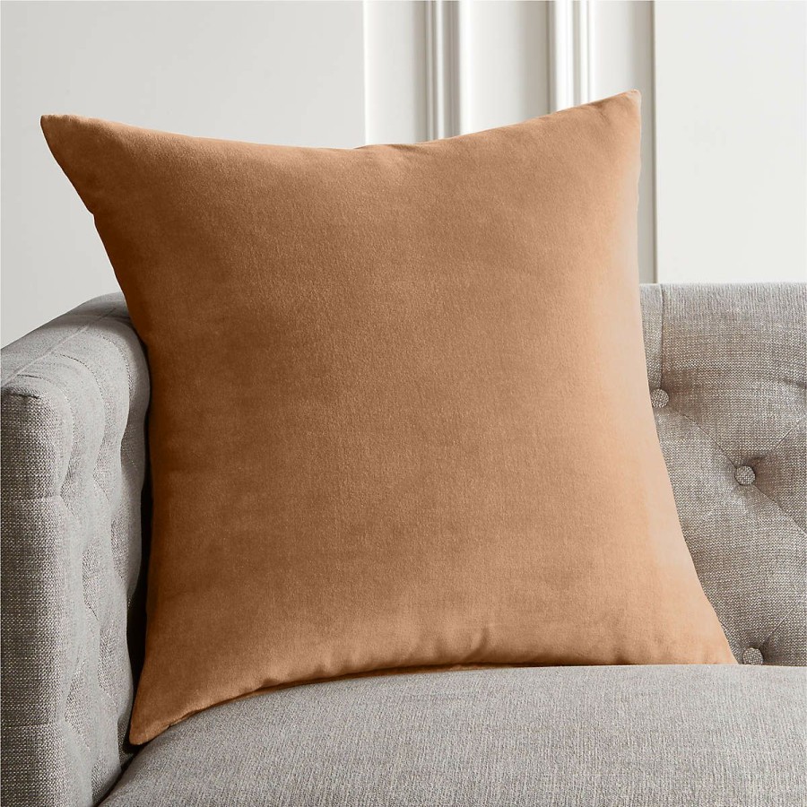 Pillows & Throws * | Cb2 Fashionable Leisure Velvet Throw Pillow With Down-Alternative Insert 23