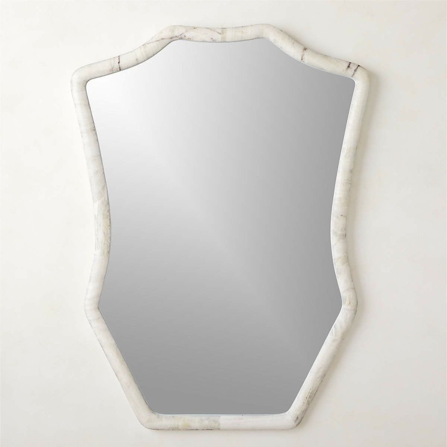 Decor & Mirrors * | Cb2 Excellent Onyx Framed Wall Mirror 36 X48