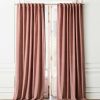 Decor & Mirrors * | Cb2 Fashionable Velvet Window Curtain Panel 48 X84