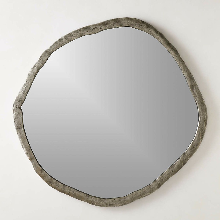 Decor & Mirrors * | Cb2 Latest Abel Round Wall Mirror 48