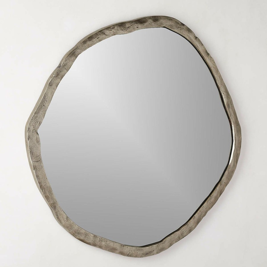 Decor & Mirrors * | Cb2 Latest Abel Round Wall Mirror 48