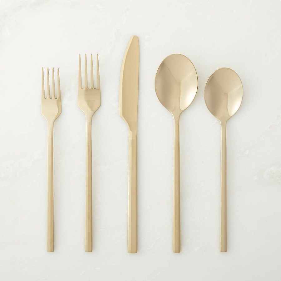 Kitchen & Dining * | Cb2 Excellent 20-Piece Pin Flatware Set