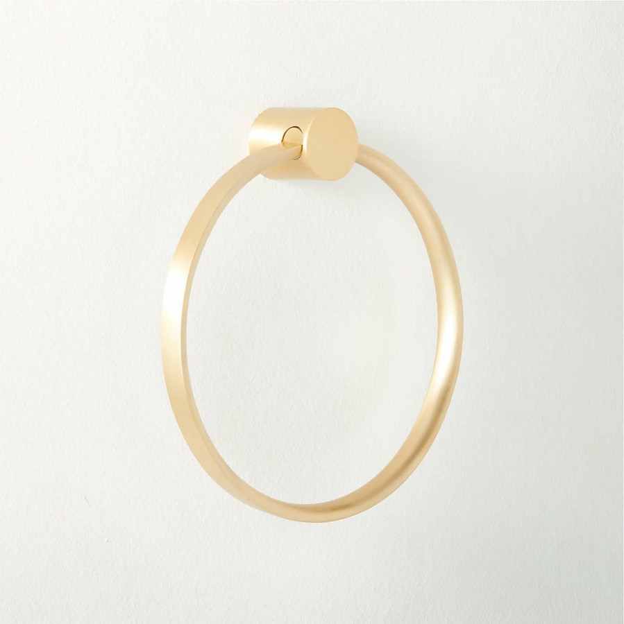 Bedding & Bath * | Cb2 Promotions Damon Towel Ring