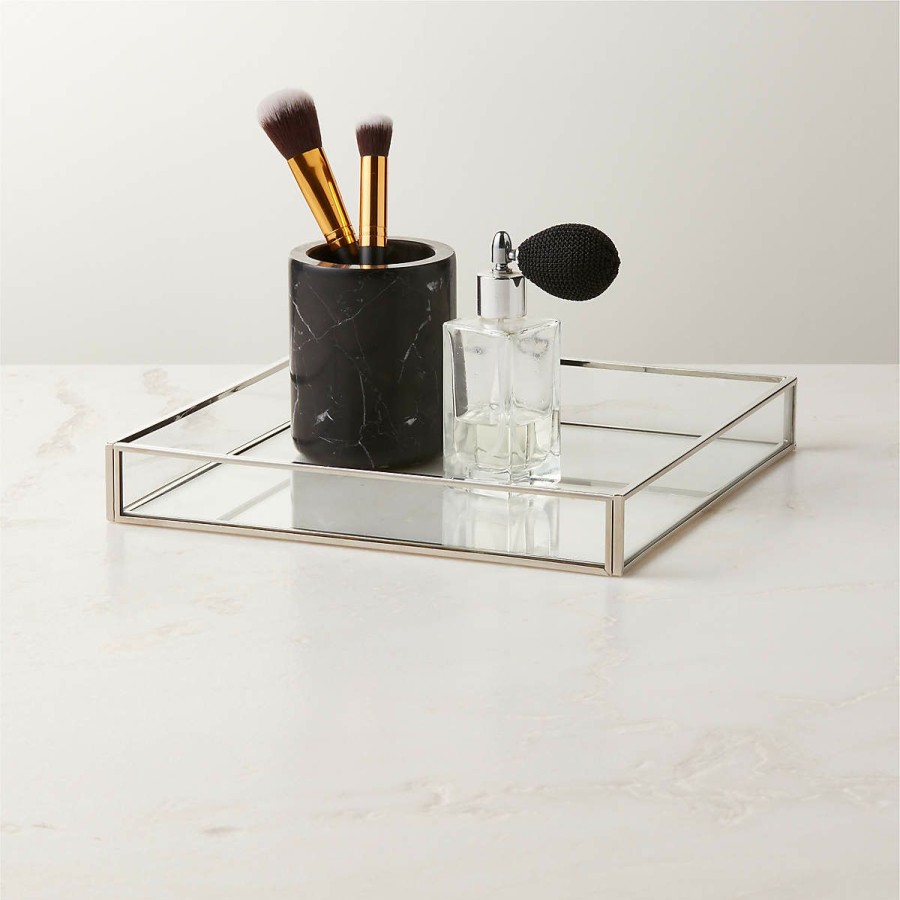 Bedding & Bath * | Cb2 New Arrivals Cato Vanity Tray With Trim