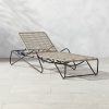 Outdoor * | Cb2 Discounts Massima Wicker Outdoor Patio Chaise Lounge