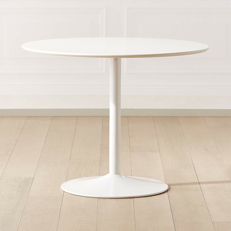 Furniture * | Cb2 Quick Delivery Odyssey White Dining Table