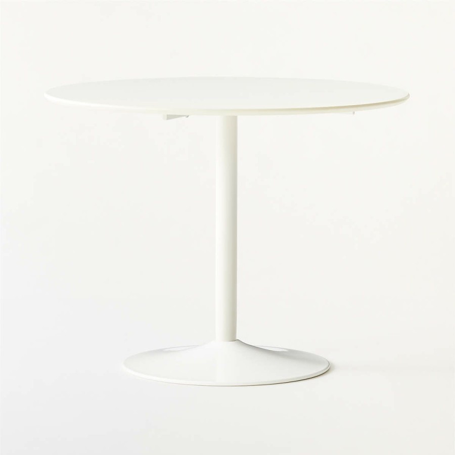 Furniture * | Cb2 Quick Delivery Odyssey White Dining Table