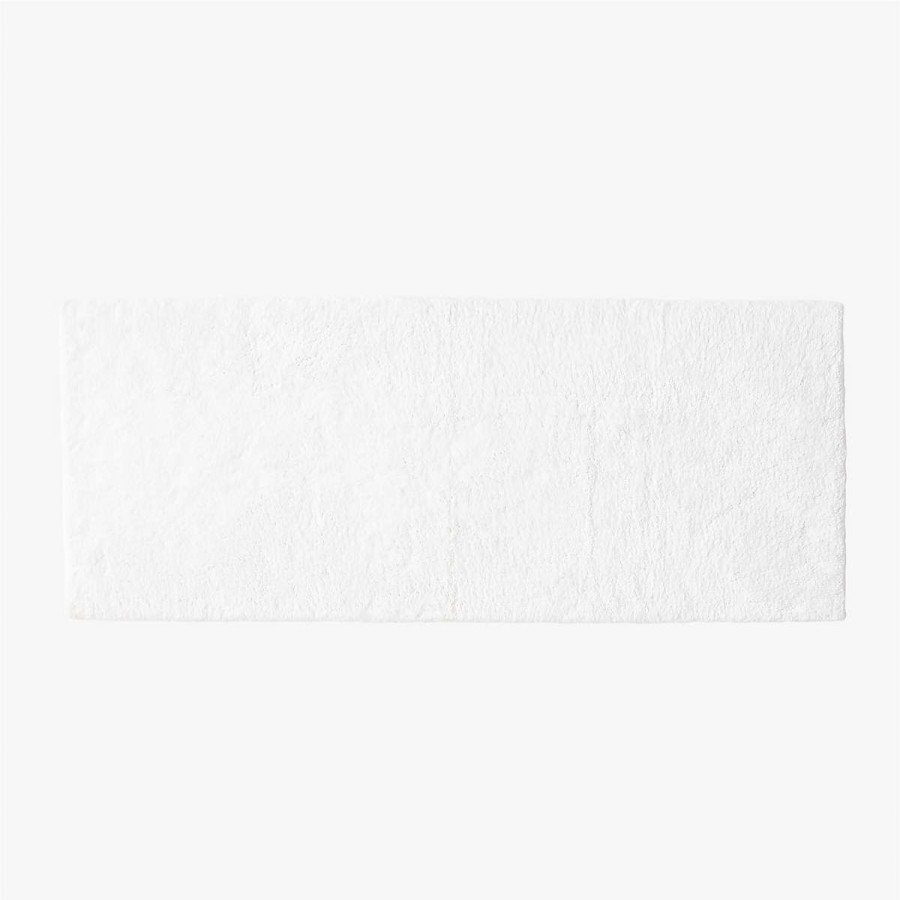 Bedding & Bath * | Cb2 Hot Sell Chase Organic Cotton Bath Runner Rug 24 X60