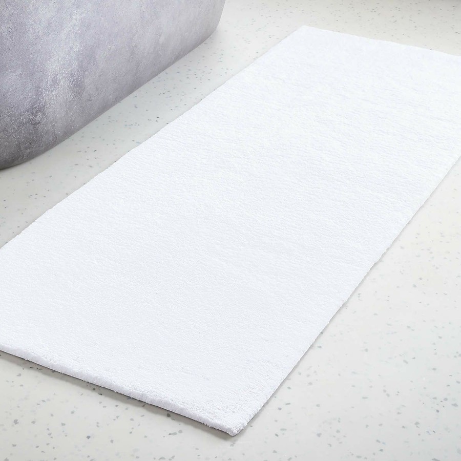 Bedding & Bath * | Cb2 Hot Sell Chase Organic Cotton Bath Runner Rug 24 X60