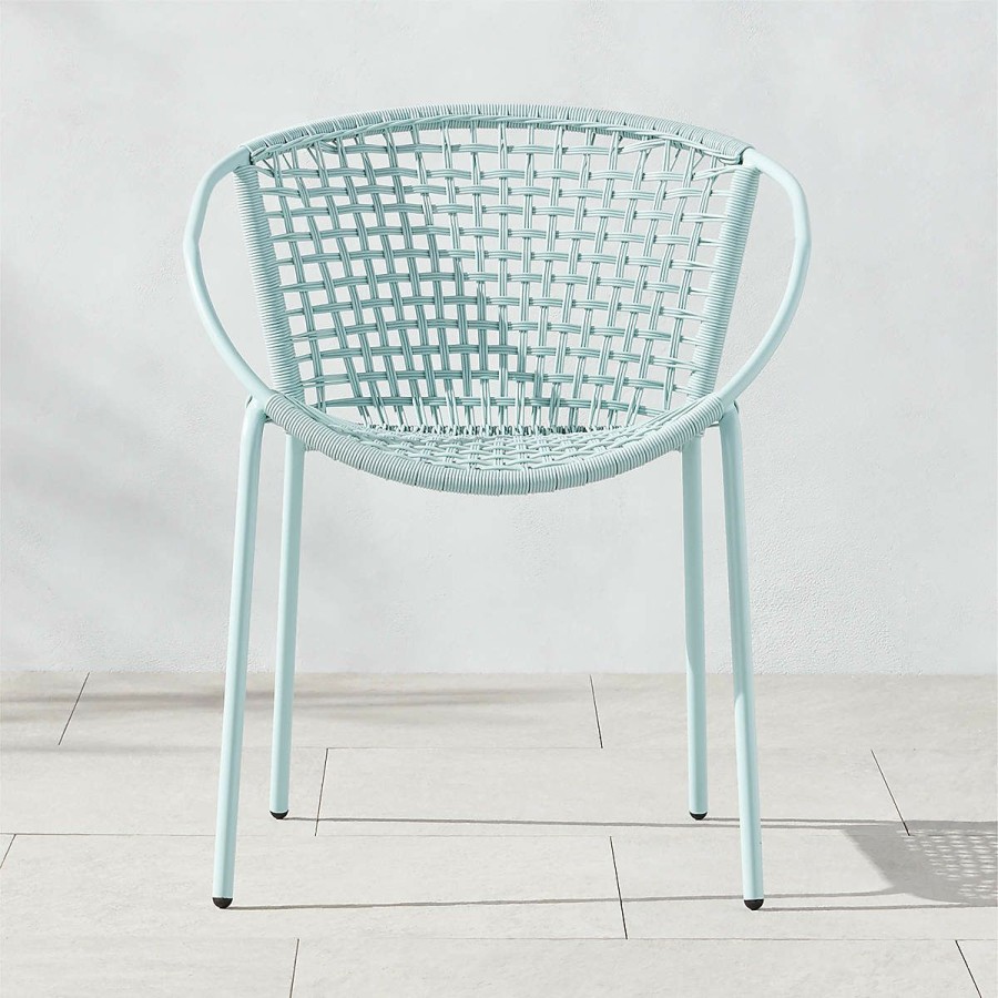 Outdoor * | Cb2 Latest Sophia Outdoor Dining Armchair