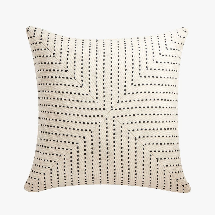 Pillows & Throws * | Cb2 Fashionable Clique White Throw Pillow With Down-Alternative Insert 20