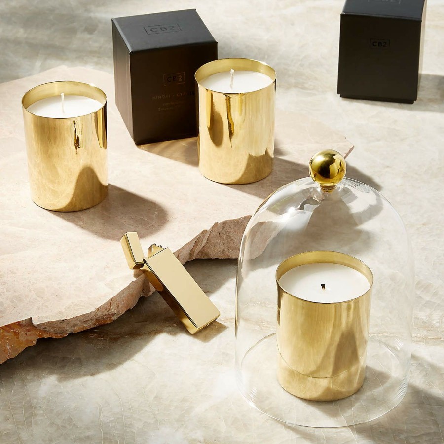 Decor & Mirrors * | Cb2 Wholesale Brass Usb Candle Lighter