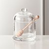 Kitchen & Dining * | Cb2 New Arrivals Swarm Glass Honey Pot And Dipper