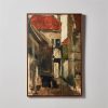 Decor & Mirrors * | Cb2 Wholesale 'Neighborhood Street In Rijswijk' Framed Reproduction By George Hendrik Breitner 25"X37"