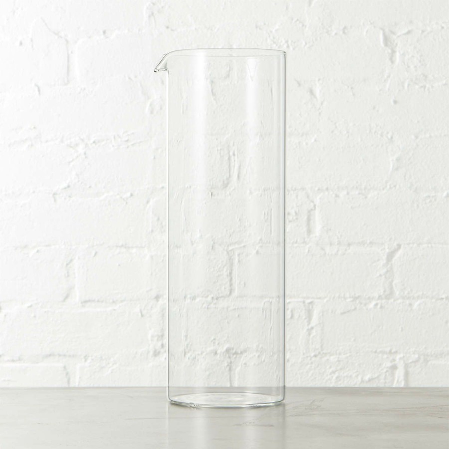 Kitchen & Dining * | Cb2 New Arrivals Beaker Large Glass Pitcher