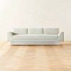 Furniture * | Cb2 Hot Sell Noor Cream Boucle Sofa